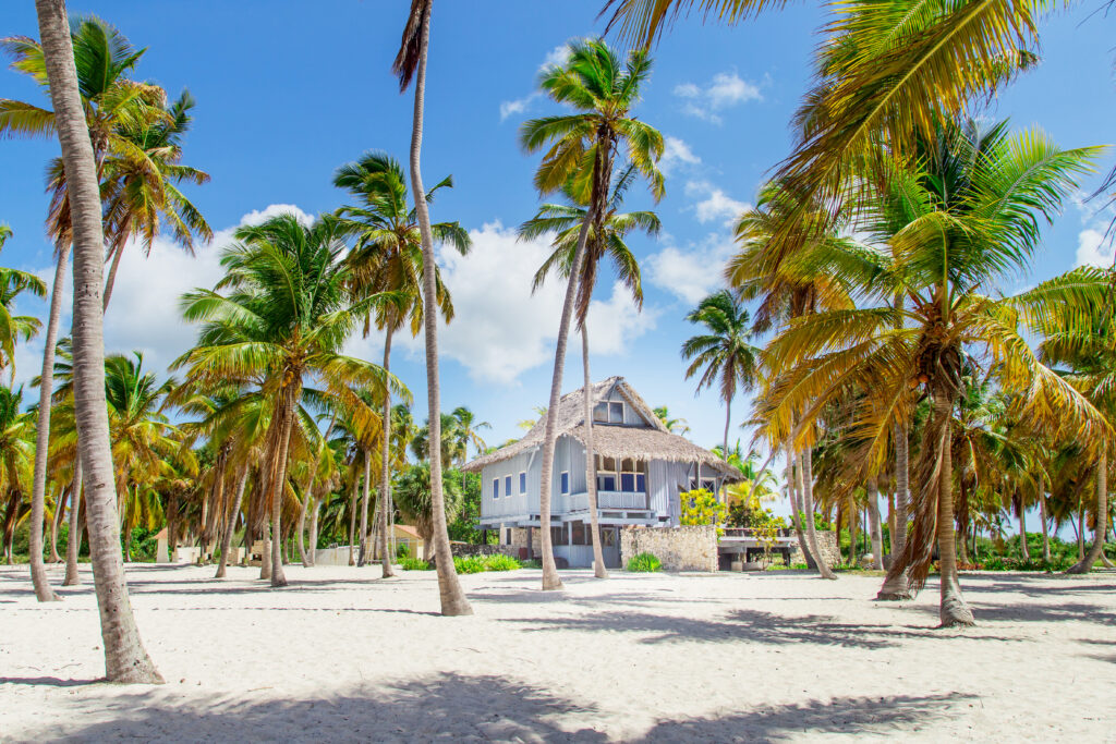 Vacation rental house on the beach in Florida. 